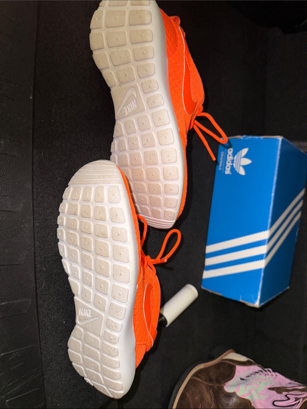 Nike Orange Athletic Sneakers with White Soles - Picture 2 of 2